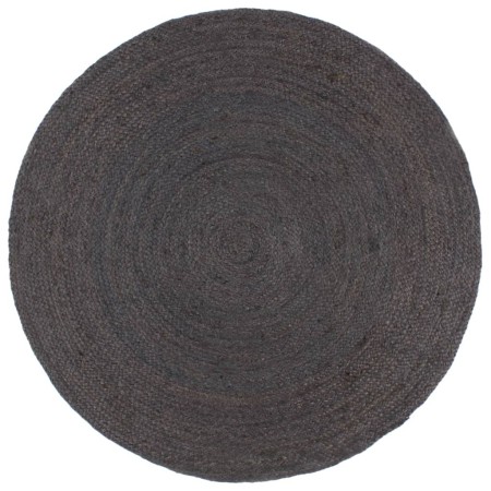 Hand-woven dark gray round jute rug 180 cm by vidaXL, Rugs - Ref: Foro24-343596, Price: 103,82 €, Discount: %