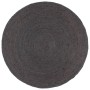 Hand-woven dark gray round jute rug 180 cm by vidaXL, Rugs - Ref: Foro24-343596, Price: 103,82 €, Discount: %