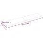 Untreated solid oak wood wall shelf 180x40x(2-6) cm by vidaXL, Shelves and shelves - Ref: Foro24-363599, Price: 58,78 €, Disc...