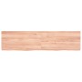 Light brown treated oak wood wall shelf 160x40x(2-6) cm by vidaXL, Shelves and shelves - Ref: Foro24-363711, Price: 62,88 €, ...
