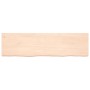 Wandregal aus unbehandeltem massivem Eichenholz, 180 x 50 x (2–4) cm von vidaXL, Regale und Regale - Ref: Foro24-363600, Prei...