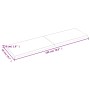 Wandregal aus unbehandeltem massivem Eichenholz, 180 x 50 x (2–4) cm von vidaXL, Regale und Regale - Ref: Foro24-363600, Prei...