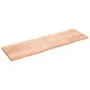 Regal aus Eichenholz für die Wand, hellbraun behandelt, 200x60x(2-4) cm. von vidaXL, Regale und Regale - Ref: Foro24-363730, ...