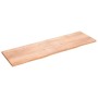 Regal aus Eichenholz für die Wand, hellbraun behandelt, 200x60x(2-4) cm. von vidaXL, Regale und Regale - Ref: Foro24-363730, ...