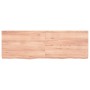 Light brown treated oak wood wall shelf 120x40x(2-6) cm by vidaXL, Shelves and shelves - Ref: Foro24-363695, Price: 64,19 €, ...