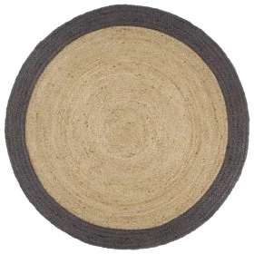 Handmade jute rug with dark gray border 210 cm by vidaXL, Rugs - Ref: Foro24-343606, Price: 109,21 €, Discount: %