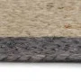 Handmade jute rug with dark gray border 210 cm by vidaXL, Rugs - Ref: Foro24-343606, Price: 109,21 €, Discount: %