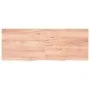 Wandregal aus hellbraun behandeltem Eichenholz, 160 x 60 x (2-4) cm von vidaXL, Regale und Regale - Ref: Foro24-363714, Preis...