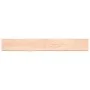 Untreated solid oak wood wall shelf 220x30x(2-6) cm by vidaXL, Shelves and shelves - Ref: Foro24-363613, Price: 96,70 €, Disc...