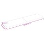 Wandregal aus unbehandeltem massivem Eichenholz, 200 x 50 x (2–6) cm von vidaXL, Regale und Regale - Ref: Foro24-363609, Prei...