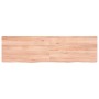 Light brown treated oak wood wall shelf 180x50x(2-6) cm by vidaXL, Shelves and shelves - Ref: Foro24-363721, Price: 80,66 €, ...