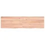 Wandregal aus hellbraun behandeltem Eichenholz, 180 x 50 x (2–6) cm von vidaXL, Regale und Regale - Ref: Foro24-363721, Preis...