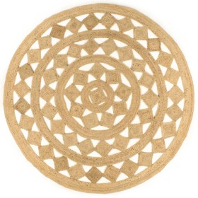 Alfombra hecha a mano de yute trenzado 210 cm de vidaXL, Alfombras - Ref: Foro24-343615, Precio: 101,31 €, Descuento: %
