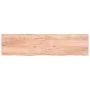 Estante pared madera roble tratada marrón claro 200x50x(2-6) cm de vidaXL, Estantes y estanterías - Ref: Foro24-363729, Preci...