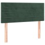 Cama box spring con colchón terciopelo verde oscuro 120x190 cm en Camas y somieres | Comprar online en Foro24