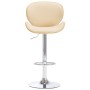 Cremefarbener Küchenhocker aus Kunstleder von vidaXL, Küchenhocker - Ref: Foro24-287411, Preis: 154,65 €, Rabatt: %
