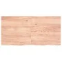 Light brown treated oak wood wall shelf 120x60x(2-4) cm by vidaXL, Shelves and shelves - Ref: Foro24-363698, Price: 68,35 €, ...