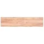 Wall shelf made of light brown treated oak wood, 220x50x(2-4) cm. by vidaXL, Shelves and shelves - Ref: Foro24-363736, Price:...