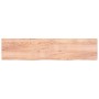 Wandregal aus behandeltem Eichenholz hellbraun 220x50x(2-4) cm von vidaXL, Regale und Regale - Ref: Foro24-363736, Preis: 80,...