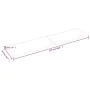 Wall shelf made of light brown treated oak wood, 220x50x(2-4) cm. by vidaXL, Shelves and shelves - Ref: Foro24-363736, Price:...