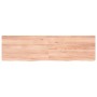 Estante pared madera roble tratada marrón claro 180x50x(2-4) cm de vidaXL, Estantes y estanterías - Ref: Foro24-363720, Preci...
