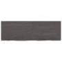 Dark brown treated oak wood wall shelf 120x40x(2-6)cm by vidaXL, Shelves and shelves - Ref: Foro24-363815, Price: 47,84 €, Di...
