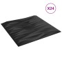 Paneles de pared 24 uds XPS piedra negro 50x50 cm 6 m² de vidaXL, Recubrimiento de paredes - Ref: Foro24-356941, Precio: 67,1...