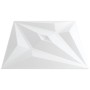 Paneles de pared 12 uds XPS estrella blanco 50x50 cm 3 m² de vidaXL, Recubrimiento de paredes - Ref: Foro24-356931, Precio: 3...