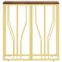 Konsolentisch aus Edelstahl und massives Recyclingholz gold von vidaXL, Seitentische - Ref: Foro24-350038, Preis: 121,40 €, R...