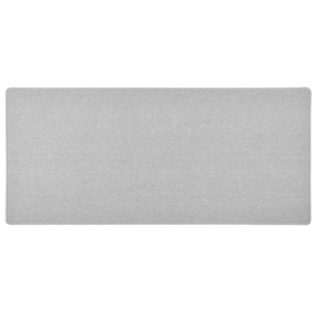 Alfombra de pasillo gris claro 50x100 cm