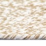 Handgefertigter Teppich aus brauner und weißer Jute 240 cm von vidaXL, Teppiche - Ref: Foro24-343619, Preis: 162,39 €, Rabatt: %