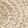Handgefertigter Teppich aus brauner und weißer Jute 240 cm von vidaXL, Teppiche - Ref: Foro24-343619, Preis: 162,39 €, Rabatt: %