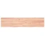 Light brown treated oak wood wall shelf 180x40x(2-4) cm by vidaXL, Shelves and shelves - Ref: Foro24-363718, Price: 74,67 €, ...