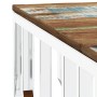 Stainless steel and silver recycled wood coffee table by vidaXL, Coffee table - Ref: Foro24-350064, Price: 104,31 €, Discount: %