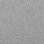 Cama box spring con colchón tela gris claro 120x190 cm