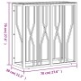 Golden stainless steel and glass console table 70x30x70 cm by vidaXL, Side tables - Ref: Foro24-350036, Price: 159,53 €, Disc...