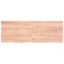 Light brown treated oak wood wall shelf 140x50x(2-4) cm by vidaXL, Shelves and shelves - Ref: Foro24-363704, Price: 54,68 €, ...