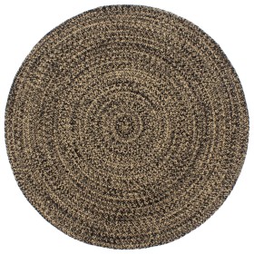 Handgefertigter brauner und schwarzer Juteteppich 210 cm von vidaXL, Teppiche - Ref: Foro24-343621, Preis: 128,22 €, Rabatt: %