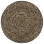 Handgefertigter brauner und schwarzer Juteteppich 210 cm von vidaXL, Teppiche - Ref: Foro24-343621, Preis: 131,22 €, Rabatt: %