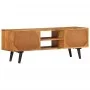 Mueble de TV con puertas metal madera maciza acacia 112x30x40cm de vidaXL, Muebles TV - Ref: Foro24-354985, Precio: 182,00 €,...