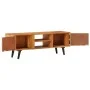 TV cabinet with metal doors solid acacia wood 112x30x40cm by vidaXL, TV Furniture - Ref: Foro24-354985, Price: 182,00 €, Disc...