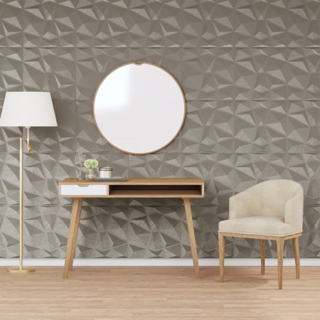 Wandpaneele 48 Stück XPS diamantgrauer Beton 50x50cm 12 m² von vidaXL, Wandverkleidung - Ref: Foro24-356928, Preis: 111,55 €,...