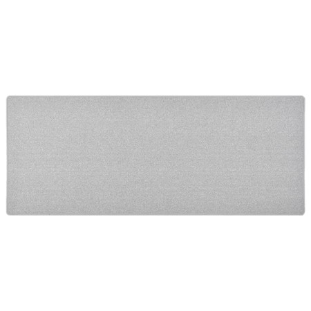Alfombra de pasillo gris claro 80x200 cm