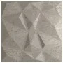 Wall panels 48 pcs XPS diamond gray concrete 50x50cm 12 m² by vidaXL, Wall covering - Ref: Foro24-356928, Price: 113,81 €, Di...