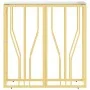 Golden stainless steel and glass console table 70x30x70 cm by vidaXL, Side tables - Ref: Foro24-350034, Price: 197,82 €, Disc...