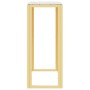 Goldener Konsolentisch aus Edelstahl und Glas, 70 x 30 x 70 cm von vidaXL, Seitentische - Ref: Foro24-350034, Preis: 201,30 €...