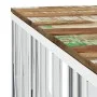 Silver stainless steel and recycled wood coffee table by vidaXL, Coffee table - Ref: Foro24-350072, Price: 153,33 €, Discount: %