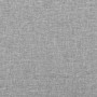 Cama box spring con colchón tela gris claro 120x190 cm