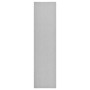 Alfombra de pasillo gris claro 80x300 cm