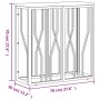 Console table stainless steel solid recycled wood silver by vidaXL, Side tables - Ref: Foro24-350037, Price: 109,83 €, Discou...